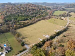 Ariel view of Carsons Landing lots