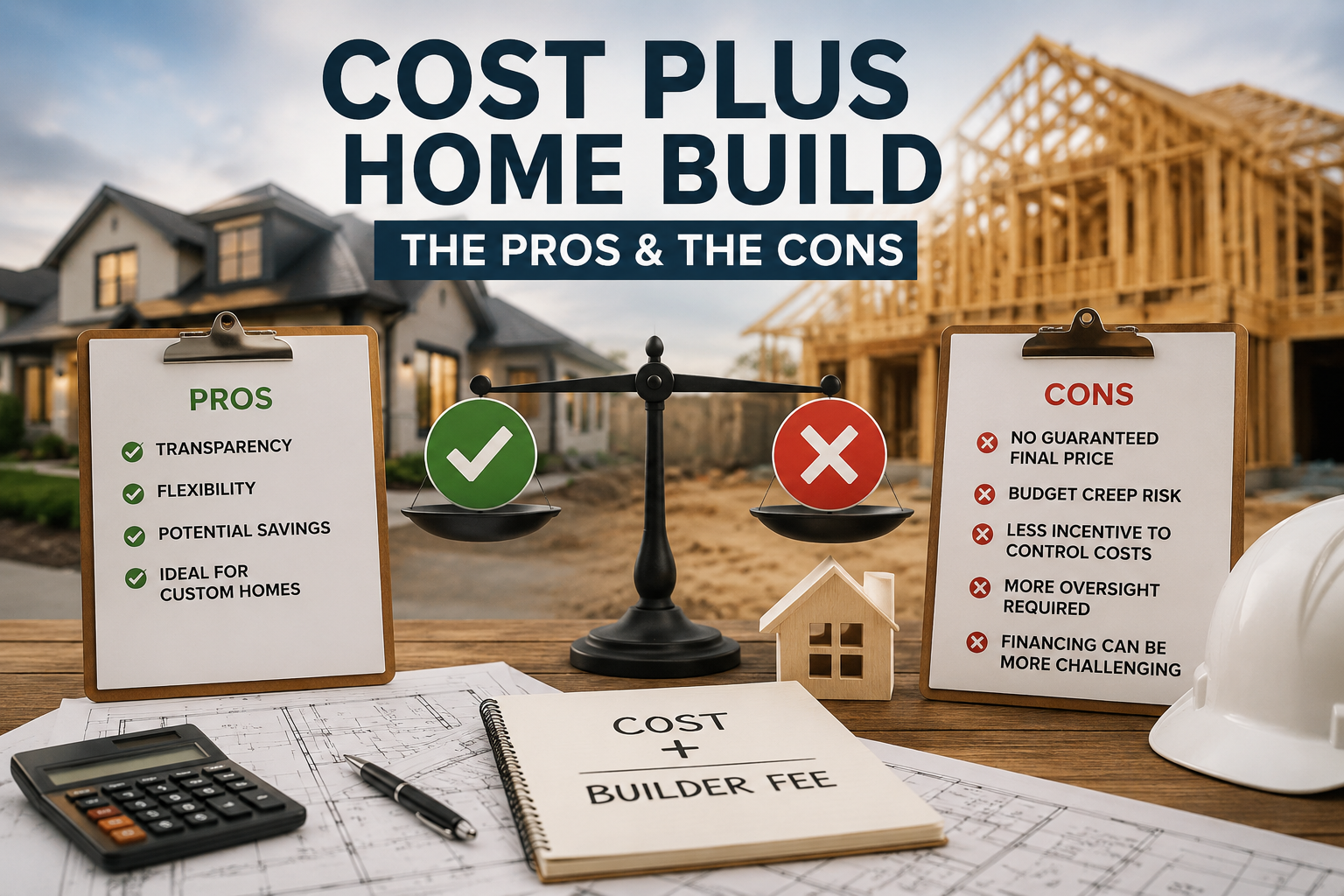 Cost Plus Home Build: Pros & Cons