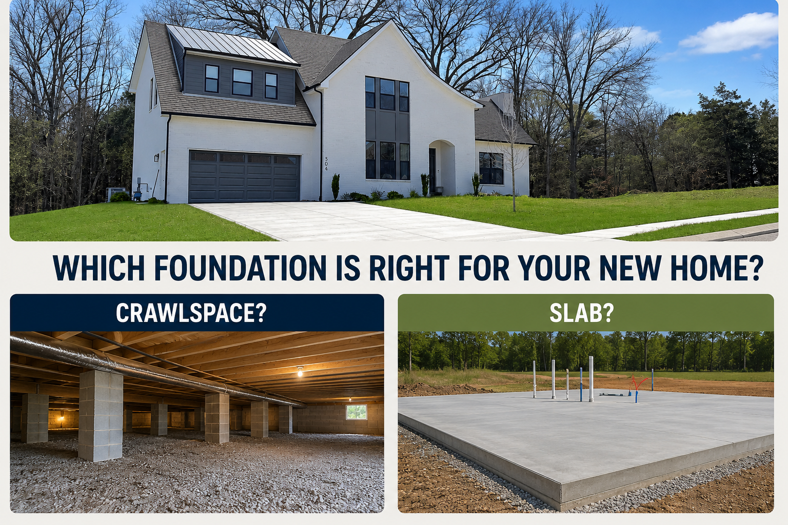 Slab or foundation home - which one is better?